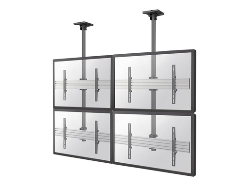 [NMPRO-C22] Neomounts NMPRO-C22 - Klammer - fest - für 2x2-Videowand - Schwarz - Bildschirmgröße: 81.3-139.7 cm (32"-55")