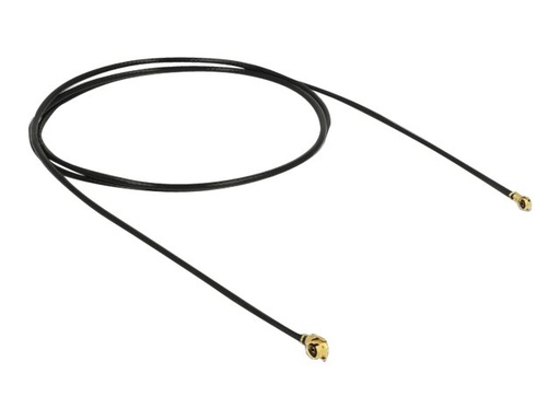 [89651] Delock Antennenkabel - MHF/U.FL Stecker gewinkelt zu MHF4/HSC Stecker gewinkelt