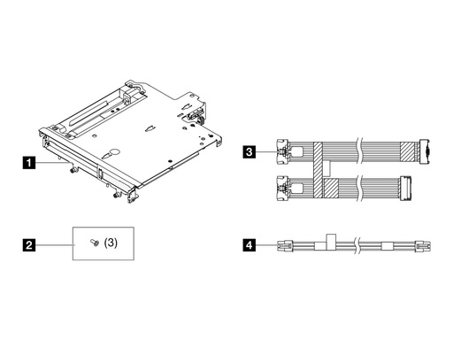 [4XF7A86289] Lenovo Server-Riser-Baugruppe