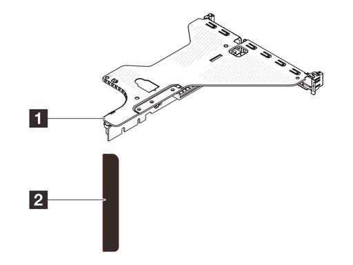 [4XH7A96827] Lenovo Server-Riser-Kit