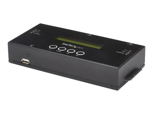 [SATSASDUPE11] StarTech.com 1:1 Selbständige Festplatten Klonstation/Löscher, SAS/SATA - Solid State / Festplattenduplikator - 1 Schächte (SATA-600 / SAS-2)