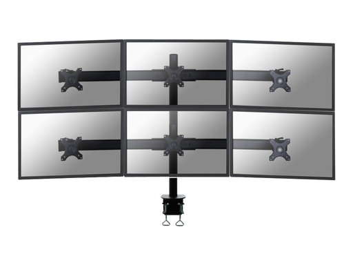 [FPMA-D700D6] Neomounts FPMA-D700D6 - Befestigungskit - Voll beweglich - für 6 LCD-Displays - Schwarz - Bildschirmgröße: 48.3-68.6 cm (19"-27")