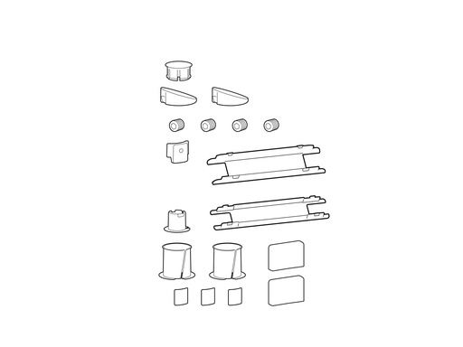 [98-744-632] Ergotron LX Pro - Ersatzteilkit für Wandarme