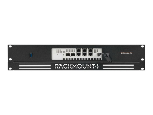 [RM-DE-T1] Rackmount.IT RM-DE-T1 - Montagesatz für Netzwerkgeräte - Rack montierbar - Tiefschwarz (RAL 9005)