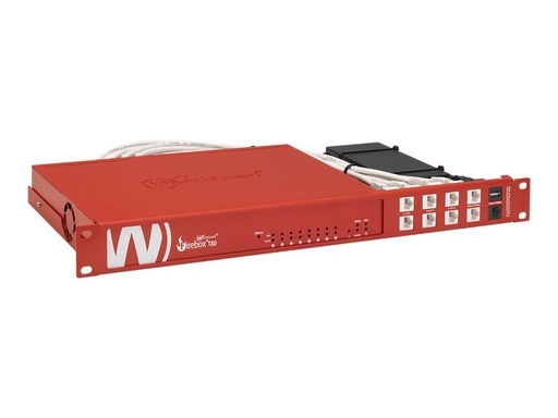 [RM-WG-T7] Rackmount.IT RM-WG-T7 - Montagesatz für Netzwerkgeräte - Rack montierbar - WatchGuard Red - 1U - 48.3 cm (19")