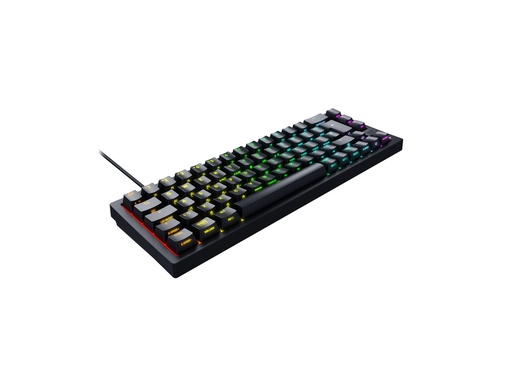 [CX-K5V2-RGB-CPT-BLACK-R-NOR] Cherry K5V2 - Tastatur - 65% - compact TKL - hintergrundbeleuchtet - USB - QWERTY - Nordisch - Tastenschalter: CHERRY MX2A Red (austauschbar im laufenden Betrieb)