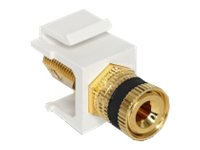 [86303] Delock Modulare Eingabe - Binding Post - Schwarz