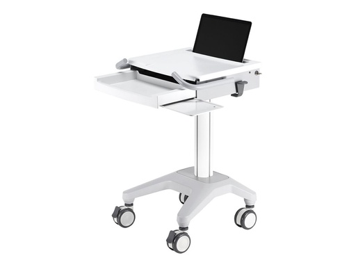 [MED-M200] Neomounts MED-M200 - Wagen - für Notebook/Tastatur/Maus - medizinisch - weiß - Bildschirmgröße: 25.4-43.2 cm (10"-17")