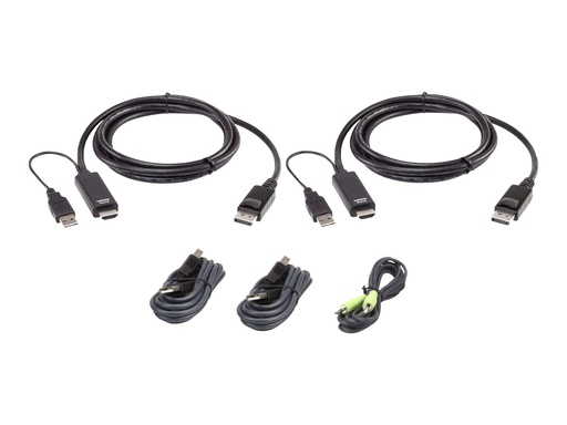 [2L-7D02UHDPX5] ATEN 2L-7D02UHDPX5 - Video-/Audio-/Datenkabel-Kit