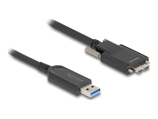 [83213] Delock USB-Kabel - Micro-USB Typ B (M) schraubbar zu USB Typ A (M)