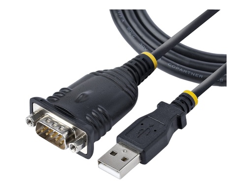 [1P3FP-USB-SERIAL] StarTech.com 1 m USB Seriell Adapter, USB RS232 Kabel, Windows/Mac - Kabel seriell - DB-9 (M)