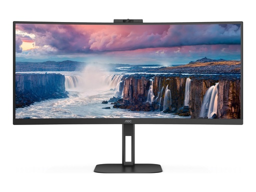 [CU34V5CW/BK] AOC Value-line CU34V5CW/BK - V5 series - LED-Monitor - gebogen - 86.4 cm (34")
