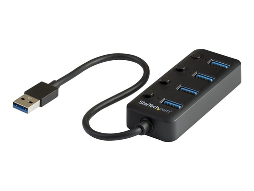 [HB30A4AIB] StarTech.com 4 Port USB 3.0 Hub - 4x USB-A mit