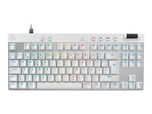 [920-013287] Logitech G PRO X RAPID - Tastatur - TKL - hintergrundbeleuchtet - USB - QWERTY - Nordisch (Dänisch/Finnisch/Norwegisch/Schwedisch)