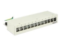 [43335] Delock Keystone Desktop Patch Panel - Patch Panel