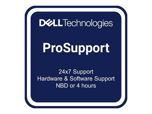[T160_3PS3P4] Dell Erweiterung von 3 Jahre ProSupport auf 3 Jahre ProSupport 4H - Serviceerweiterung - Arbeitszeit und Ersatzteile (für Server)