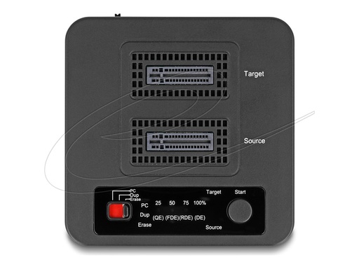 [64300] Delock SSD-Dockingstation - Klon- und Löschfunktion Schächte: 2 - M.2 - M.2 NVMe Card / PCIe (NVMe)