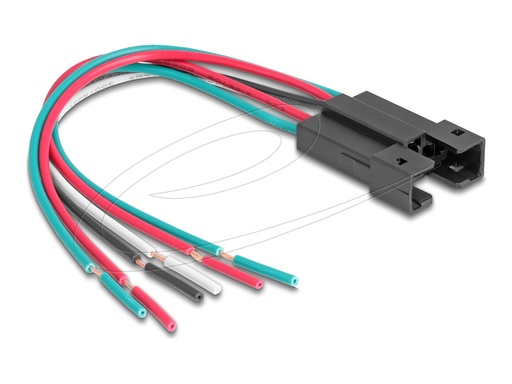 [90791] Delock Verdrahtungssatz für Drucktasten - 6-polig (W)