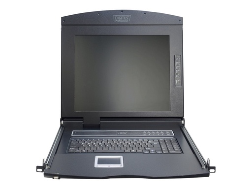 [DS-72210-3RU] DIGITUS Professional DS-72210-3RU - KVM-Konsole mit KVM-Switch - 16 Anschlüsse - Russisch - 43.2 cm (17")