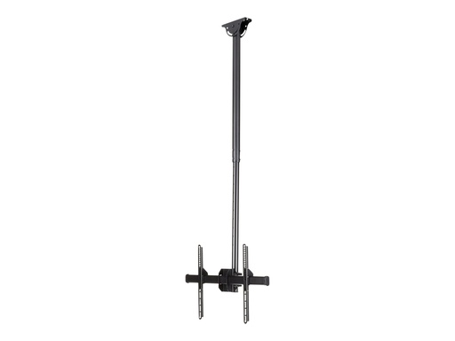 [FLATPNLCEIL] StarTech.com Flachbildschirm Deckenhalterung - für 32 bis 75 LCD, LED oder Plasma TV - schwenkbar für gewölbte Decken - Halterung - für Flachbildschirm - Stahl - Schwarz - Bildschirmgröße: 81.3-190.5 cm (32"-75")