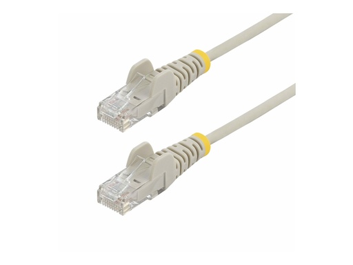 [N6PAT15MGRS] StarTech.com 15m Gray Slim CAT6 Ethernet Cable, Snagless, 28AWG, LSZH - Patch-Kabel - RJ-45 (M)