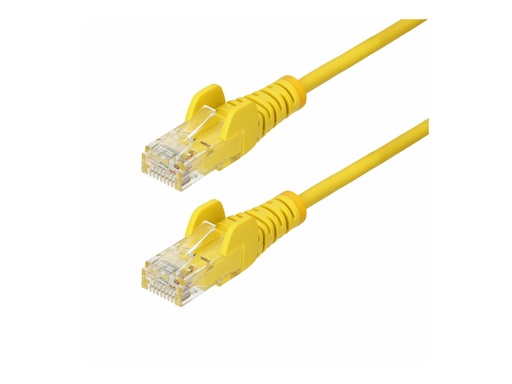 [N6PAT200CMYLS] StarTech.com 2m Yellow Slim CAT6 Ethernet Cable, Snagless, 28AWG, LSZH - Patch-Kabel - RJ-45 (M)