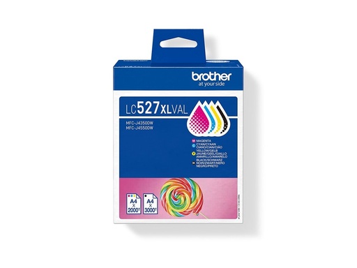 [LC527XLVAL] Brother LC527XL Value Pack - 4er-Pack - Hohe Ergiebigkeit