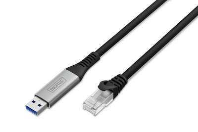 [AK-300600-050-S] DIGITUS USB-A - RJ45 Ethernet Kabel, 1Gbit/s, 5m