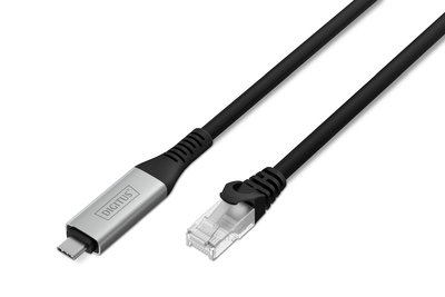 [AK-300601-020-S] DIGITUS USB-C - RJ45 Ethernet Kabel, 1Gbit/s, 2m