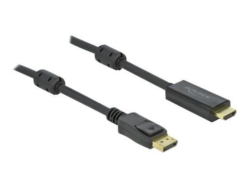 [85956] Delock Adapterkabel - DisplayPort männlich Verriegelung zu HDMI männlich