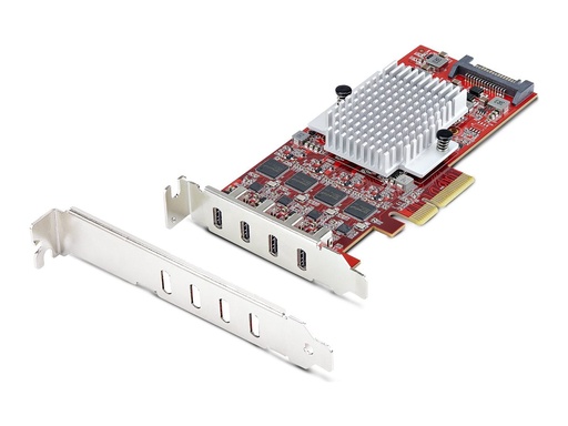 [P10Q4C-USB-CARD-LP] StarTech.com 4-Port USB Type-C PCIe Card, USB-C