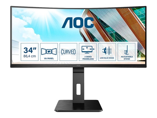 [CU34P2A] AOC Pro-line CU34P2A - P2 Series - LED-Monitor - gebogen - 86.36 cm (34")