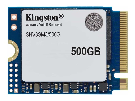 [SNV3SM3/500G] Kingston NV3 - SSD - 500 GB - intern - M.2 2230 - PCIe 4.0 x4 (NVMe)