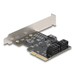 [90890] Delock PCI Express x4 Karte zu 5 Port SATA Kontroller - Low - Serial ATA - SATA