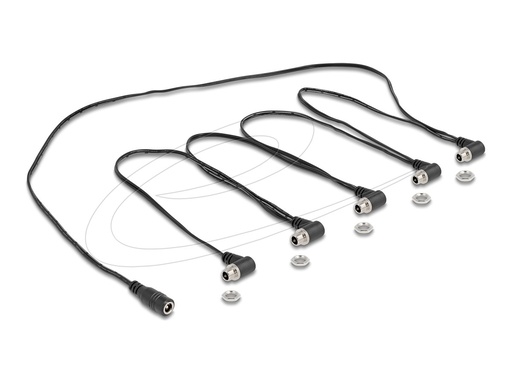 [90122] Delock Netz-Splitter - DC Buchse 2.1 x 5.5 mm (W)