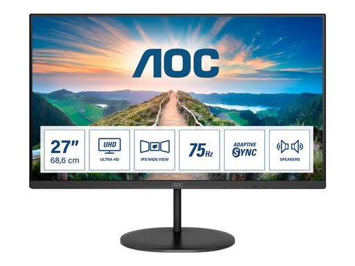 [U27V4EA] AOC U27V4EA - LED-Monitor - 68.6 cm (27") - 3840
