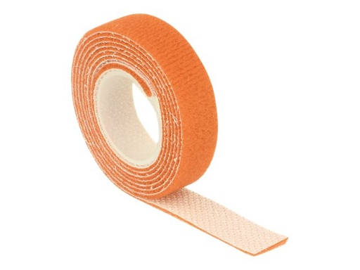 [18741] Delock Klettverschluss - 1 m - orange
