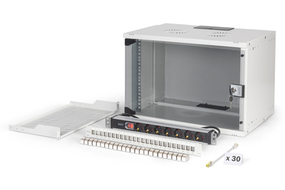 [DN-49202-SET] DIGITUS Netzwerk-Set SOHO Pro, 483 mm (19") - 7HE, 540 x 400 mm (B x T)