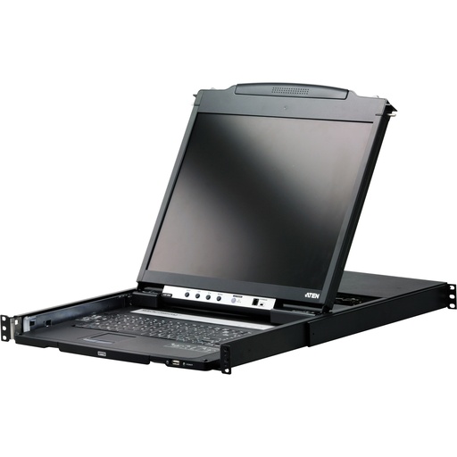 [CL5800N-ATA-GG] ATEN Dual Rail 19i LCD Console with USBPeripheral Support and External USB - PS/2 - KVM-Umschalter - PS/2