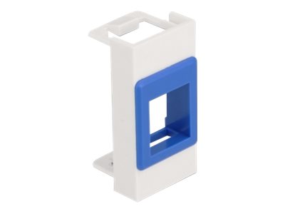 [81357] Delock Modulblende Snap-in-Halterung - weiß