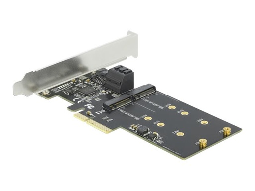 [90499] Delock 3 port SATA and 2 slot M.2 Key B PCI Express