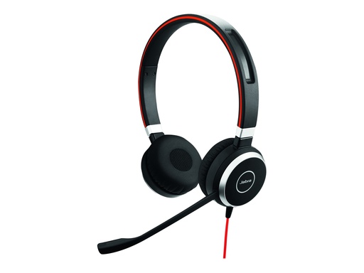 [4Z20R07089] Lenovo Jabra EVOLVE 40 MS Stereo - Headset - On-Ear - kabelgebunden - USB,