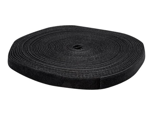 [HKLP50] StarTech.com Klettverschluss 15m Rolle - Schwarz