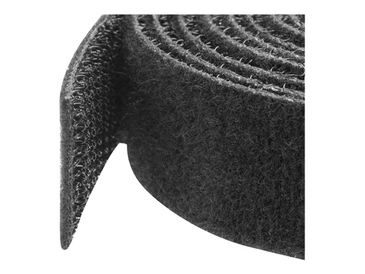 [HKLP50] StarTech.com Klettverschluss 15m Rolle - Schwarz