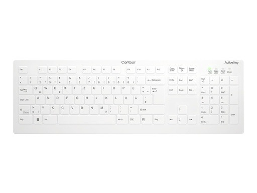 [AK-C8112-FUS-W/DE] Cherry Contour Active Key AK-C8112 - Tastatur - medizinisch