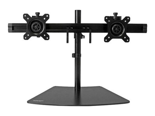 [ARMBARDUO] StarTech.com Dual-Monitorhalter - Monitor Halterung für zwei Displays - Aufstellung - einstellbarer Arm - für LCD-Display - Kunststoff, Aluminium, Stahl - Schwarz - Bildschirmgröße: 61 cm (24")