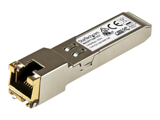 [MASFP1GBTXST] StarTech.com Cisco Meraki MA-SFP-1GB-TX kompatibel SFP - Gigabit RJ45 Kupfer 1000Base-T SFP Transceiver Modul - 100m - SFP (Mini-GBIC)-