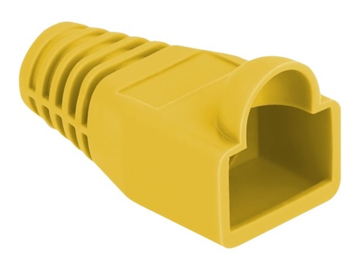 [86723] Delock Strain relief for RJ45 plug - Netzwerkkabel-Knickschutz - Gelb (Packung mit 20)