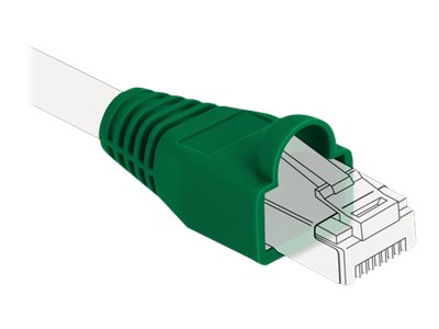 [86726] Delock Strain relief for RJ45 plug - Netzwerkkabel-Knickschutz - grün (Packung mit 20)