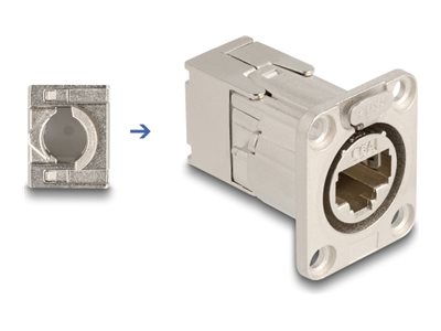 [67064] Delock Modulares Faceplate-Snap-In - D-Typ